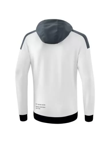 Erima CHANGE by erima Hoody - white/slate grey/black