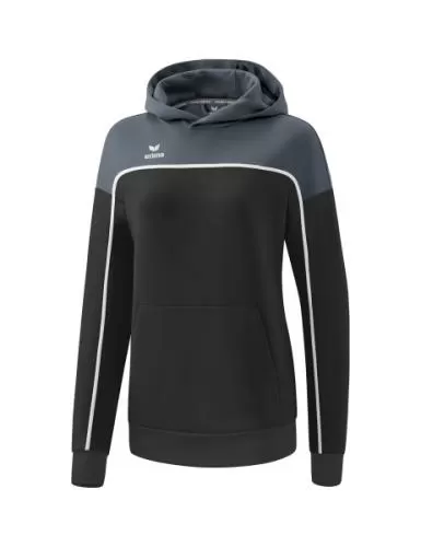 Erima Frauen CHANGE by erima Kapuzensweat - black grey/slate grey/weiß