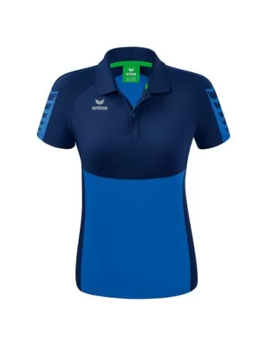 Erima Frauen Six Wings Poloshirt - new royal/new navy