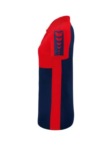 Erima Frauen Six Wings Poloshirt - new navy/rot
