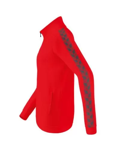 Erima Essential Team Track Top Jacket - red/slate grey