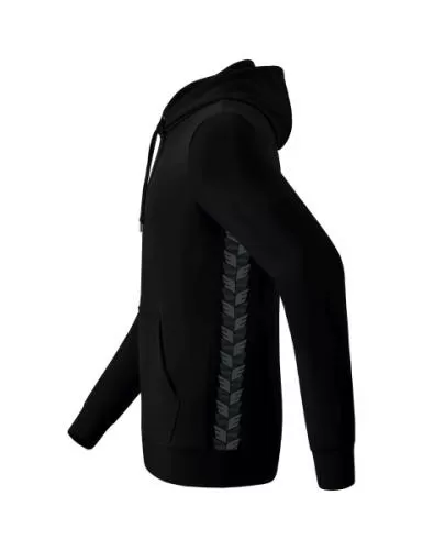 Erima Essential Team Hoody - black/slate grey