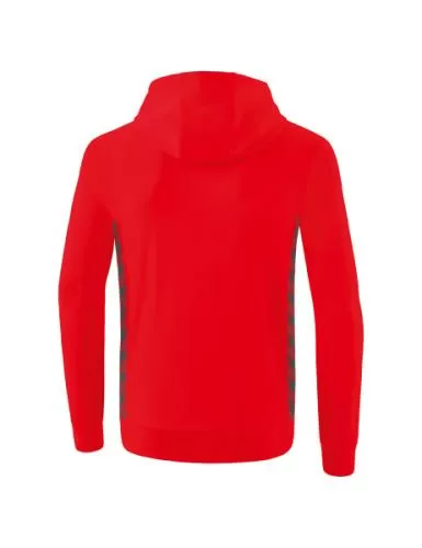 Erima Essential Team Hoody - red/slate grey