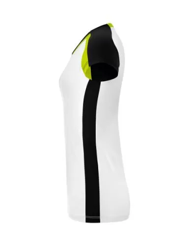 Erima Frauen Gandia Tanktop Damen - weiß/schwarz/bio lime