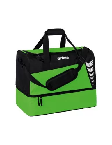 Erima SIX WINGS Sports Bag with Bottom Compartment - green/black