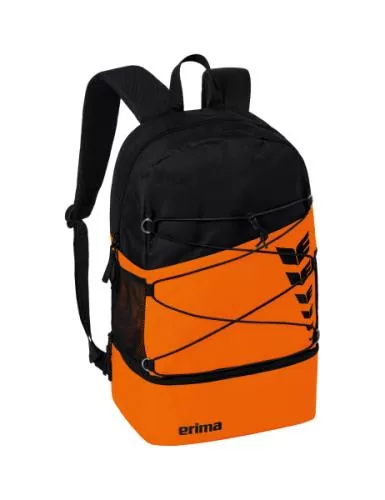 Erima SIX WINGS backpack - orange/black