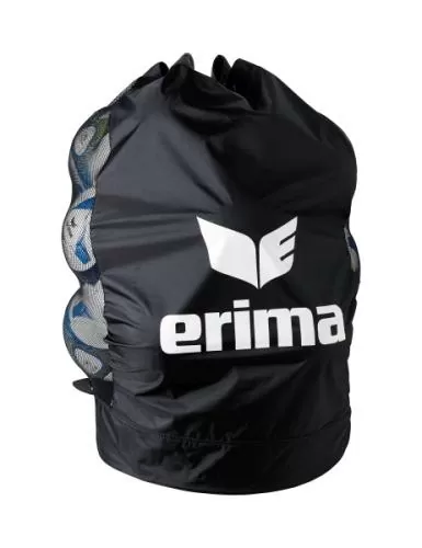 Erima Ball Bag for 18 balls - black/white