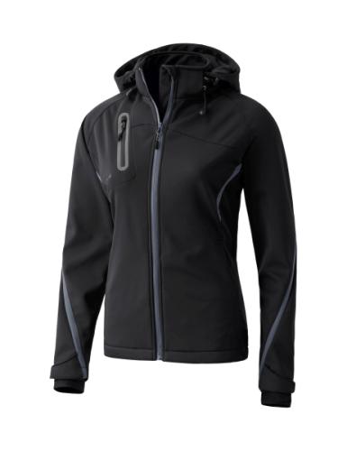 Erima Frauen Softshelljacke Function - schwarz/anthrazit (Grösse: 48)