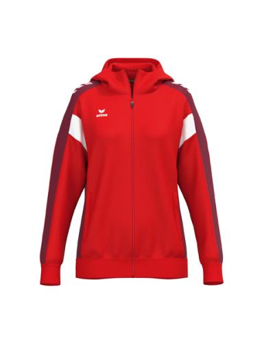Erima Frauen CELEBRATE 125 Training Jacket with hood - rot/new bordeaux (Grösse: 44)