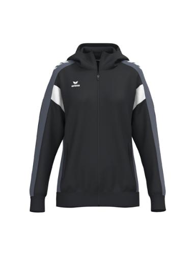 Erima Frauen CELEBRATE 125 Training Jacket with hood - schwarz/slate grey (Grösse: 42)