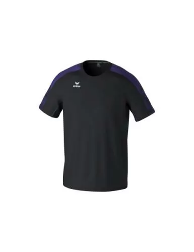 Erima EVO STAR T-shirt - black/ultra violet