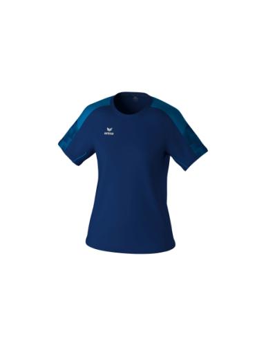 Erima Frauen EVO STAR T-Shirt - new navy/mykonos blue (Grösse: 44)