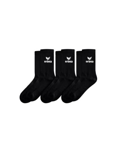 Einzelstück Erima Sport Socks 3pack - schwarz