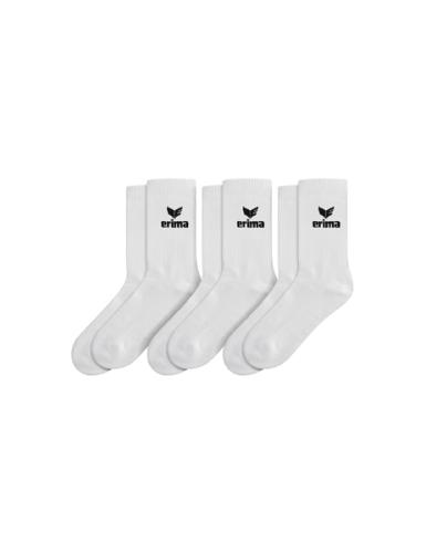 Erima Sport Socks 3pack - new white (Grösse: 35-38)