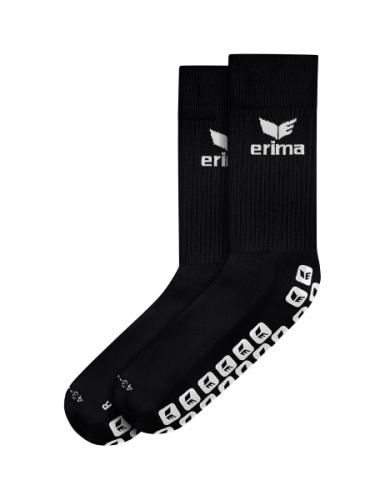 Erima Trainingssocke GRIP - schwarz/grau (Grösse: 39-42)