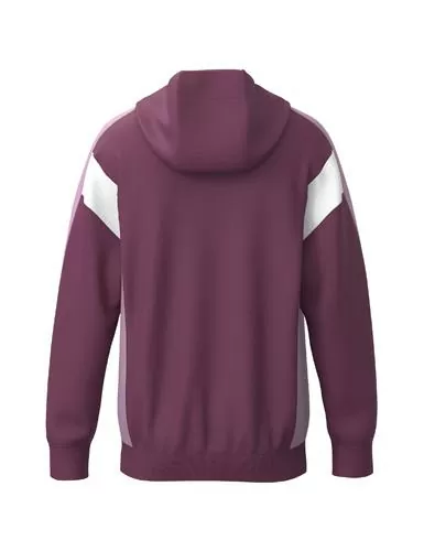 Erima CELEBRATE 125 Training Jacket with hood - burgundy/lavender