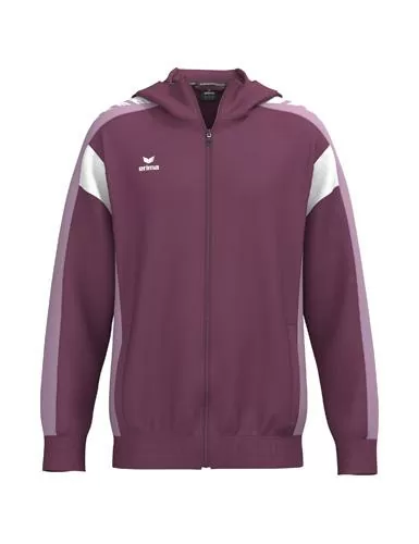 Erima CELEBRATE 125 Training Jacket with hood - burgundy/lavender