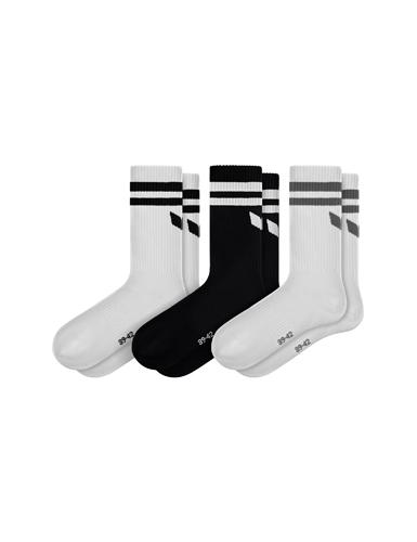 Erima Wings Socks 3pack - weiß/schwarz