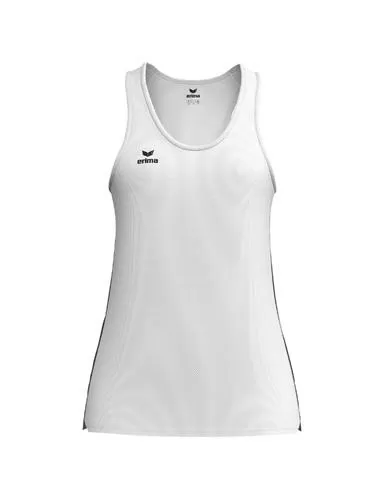 Erima Frauen T&F WINGS Singlet - weiß/schwarz