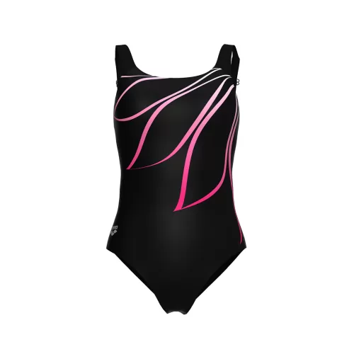 Arena Damen Arena Swimsuit Giorgia Squared Back C Cup SCHWARZ