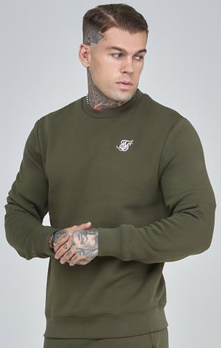 SikSilk Sweatshirts Khaki Essential Sweatshirt - khaki (Grösse: S)