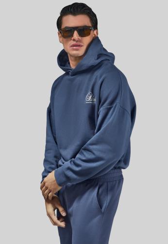 SikSilk Kapuzenpullover Graphic Hoodie - blau (Grösse: XL)
