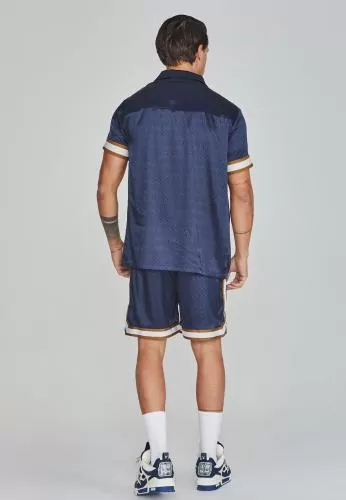 SikSilk Shorts Resort Shorts in Navy - navy