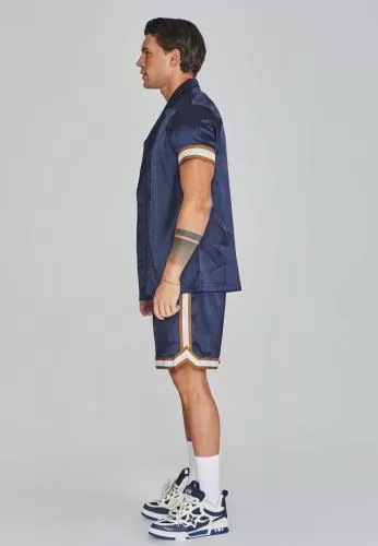 SikSilk Shorts Resort Shorts in Navy - navy