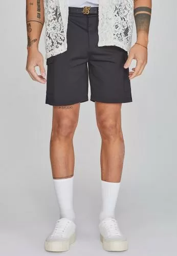 SikSilk Cargoshorts Cargo Shorts - schwarz