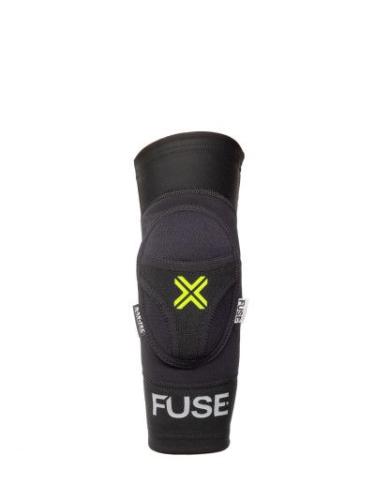 FUSE Omega Kinder Ellenbogen Schoner - schwarz/neon (Grösse: KIDS M - L)