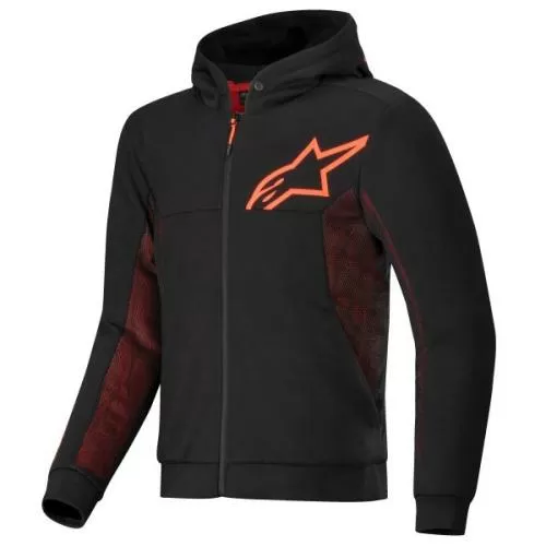 Alpinestars Chrome Air Sport Hoodie - black red fluo
