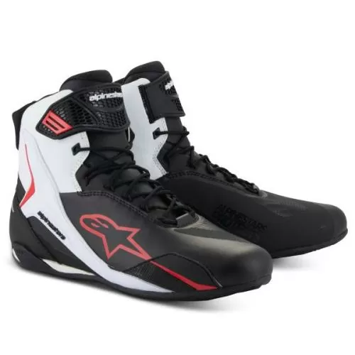 Alpinestars Faster-4 Shoes - black white red