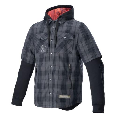 Alpinestars MO.ST.EQ Tartan Shirt - tar grey black