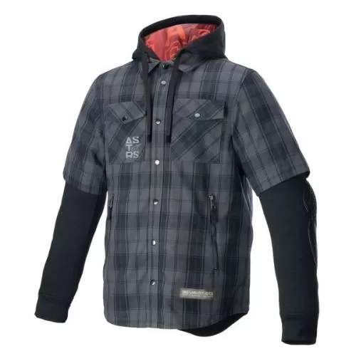 Alpinestars MO.ST.EQ Tartan Shirt - tar grey black