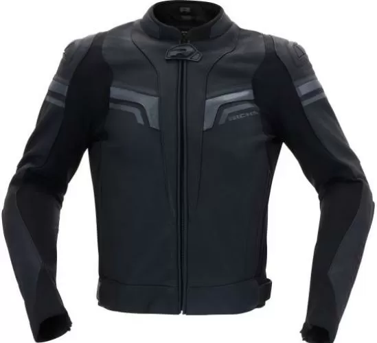 Richa Matrix 2 Leather Jacket - black dark grey