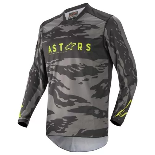 Alpinestars Racer Tactical Jersey - black grey camo fluo yellow