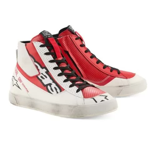 Alpinestars Stated Flair Shoes - white bright red