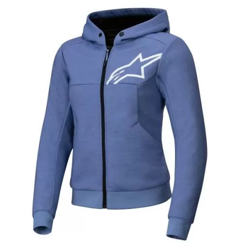 Alpinestars Stella Chrome V2 Sport Hoodie - blue violet white