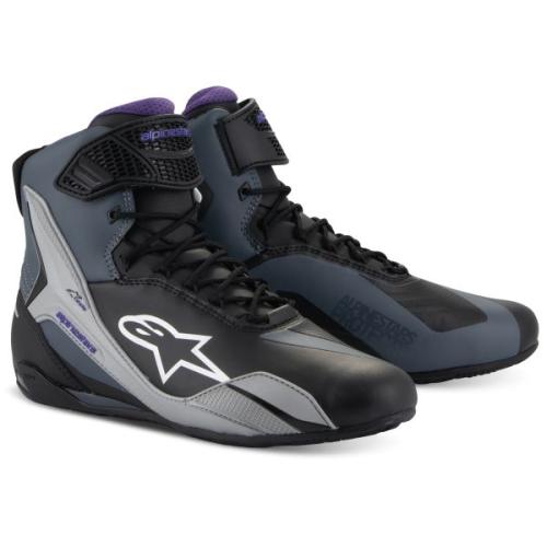 Alpinestars Stella Faster-4 Shoes - black gray violet