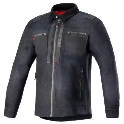 Alpinestars AS-DSL Toshio Denim Overshirt - rinse blue black