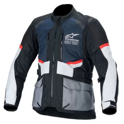 Alpinestars Andes Air Drystar® Jacket - deep blue black ice grey