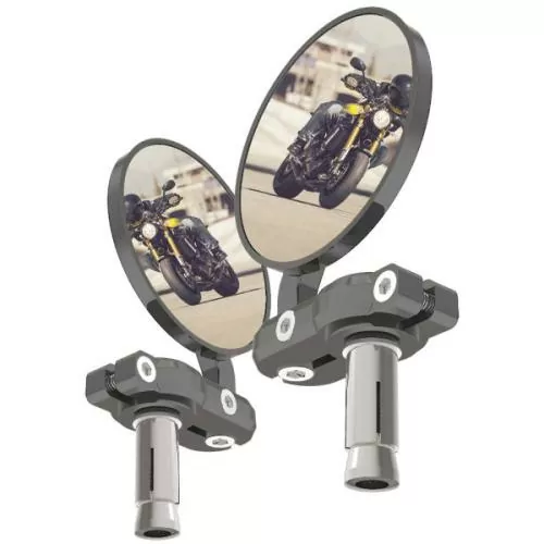 Oxford BarEnd Mirrors Silver - 