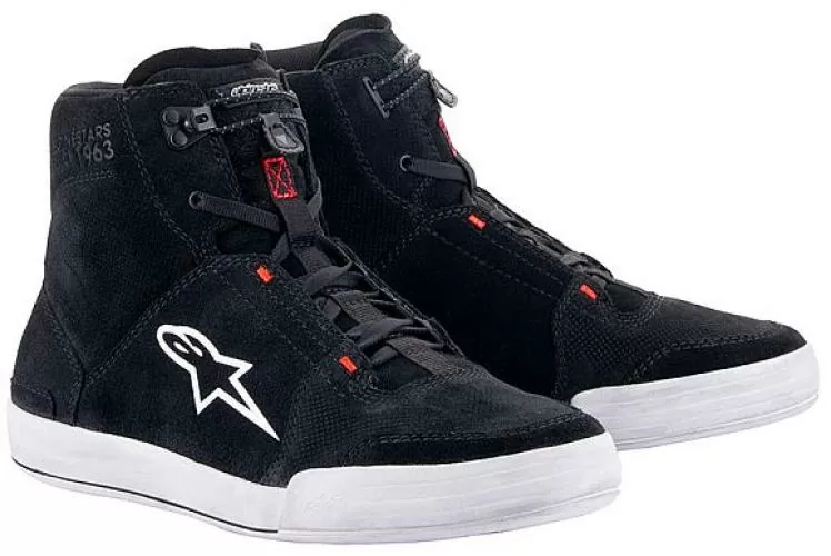 Alpinestars Chrome Shoes - black cool gray red fluo