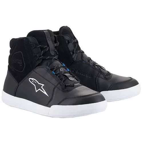 Alpinestars Chrome Waterproof Shoes - black white blue