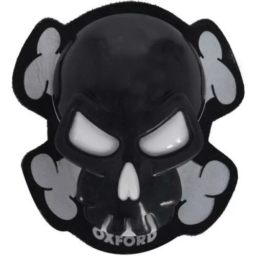 Oxford Knee Sliders - Skull Black - 