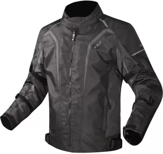 LS2 Sepang Waterproof Lady Jacket - black dark grey