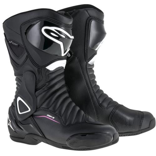 Alpinestars Stella SMX-6 V2 Drystar® Boots - black white fuchsia