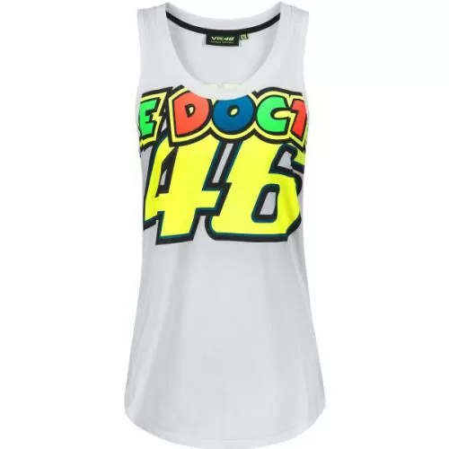 VR46 VR46 Tank Top Stripes 307106 - weiss