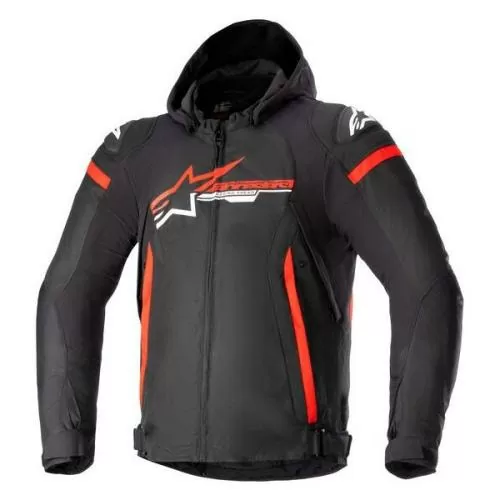 Alpinestars Zaca Waterproof Jacket - black bright red white