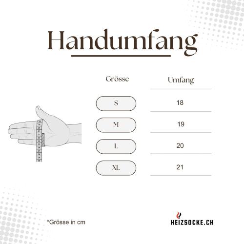 WohligWarm Fingerhandschuhe mit Akku – Light - S